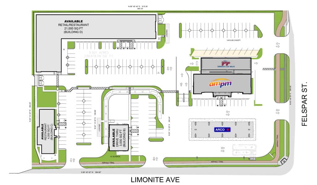 Limonite Plaza Jurupa Valley Site Plan