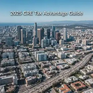 Downtown Los Angeles skyline representing California’s 2025 Commercial Real Estate tax advantage opportunities with KEYZ Commercial Real Estate.